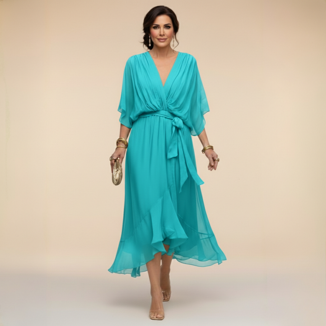 MARTA™ | ABITO ELEGANTE CON SCOLLO A V