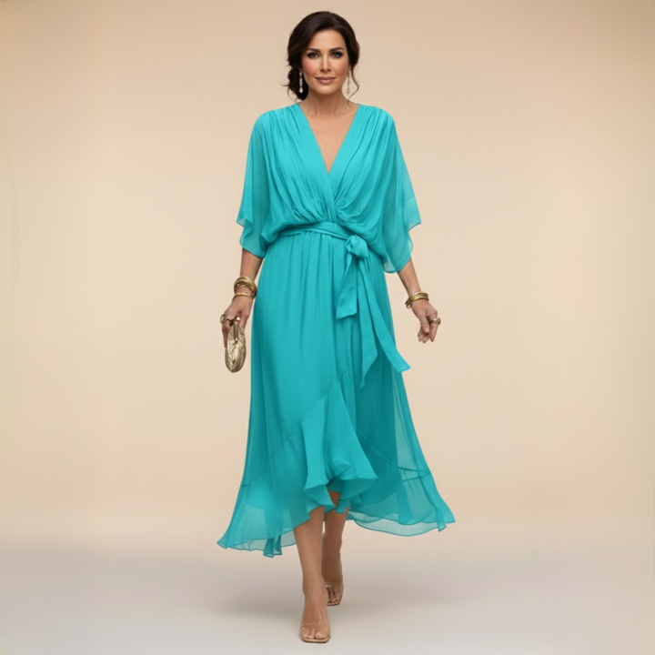 MARTA™ | ABITO ELEGANTE CON SCOLLO A V