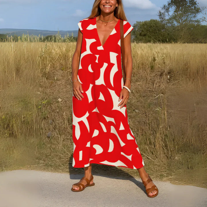Tatiana™ | Abito Maxi con Dettagli Traforati