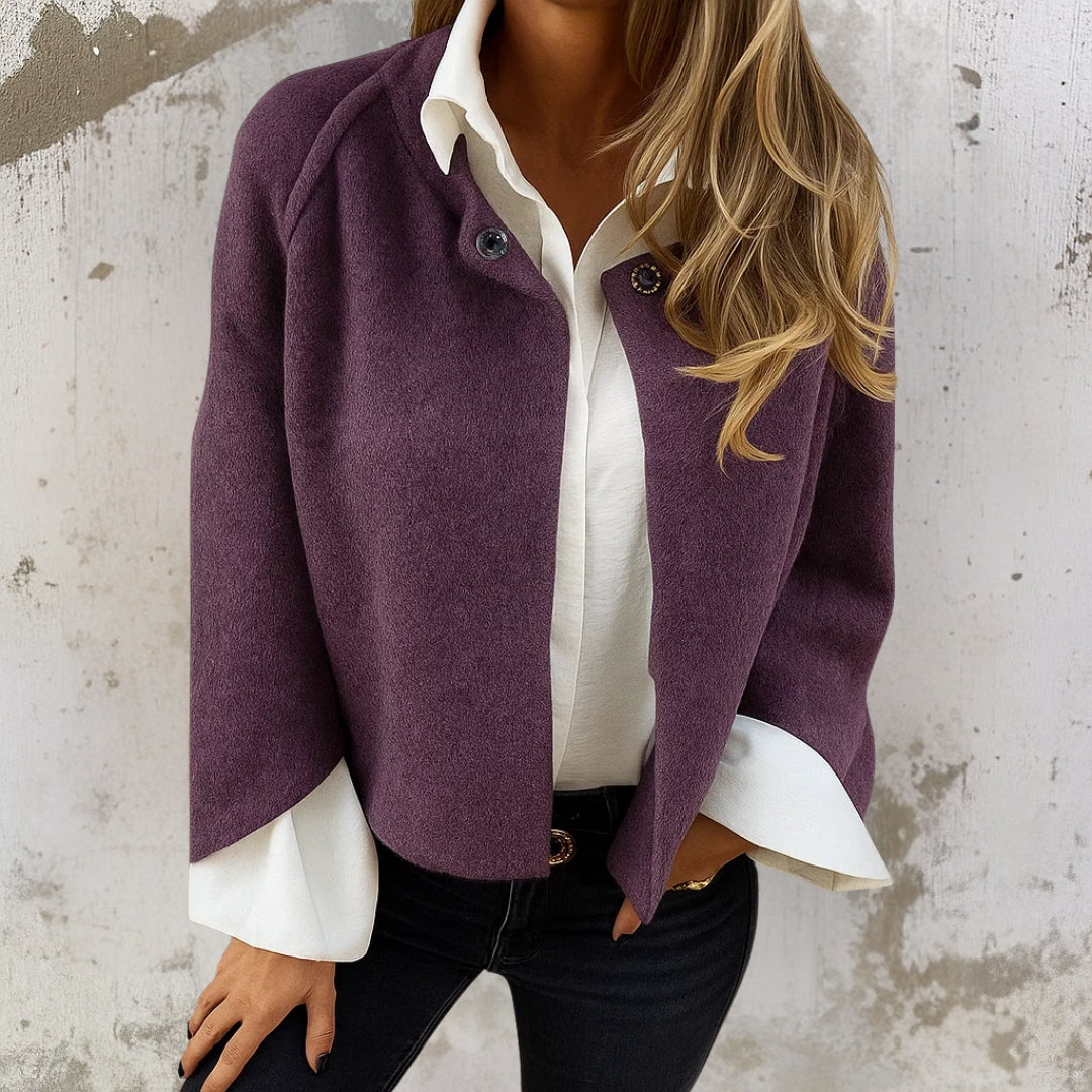 Judith™ | Giacca Corta Elegante Look Cashmere