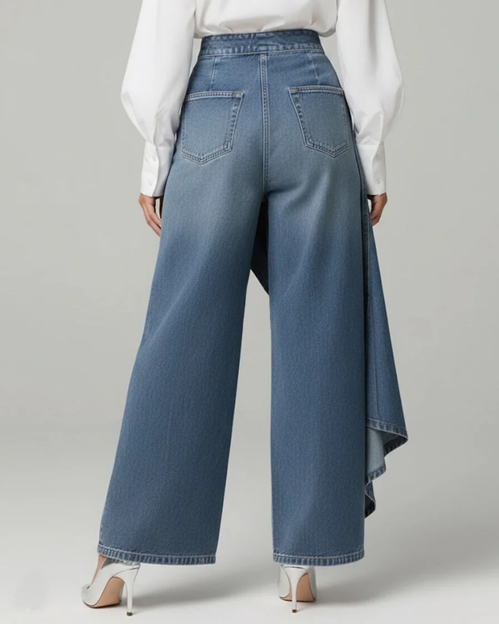 Audrey | Pantaloni in denim avvolgenti