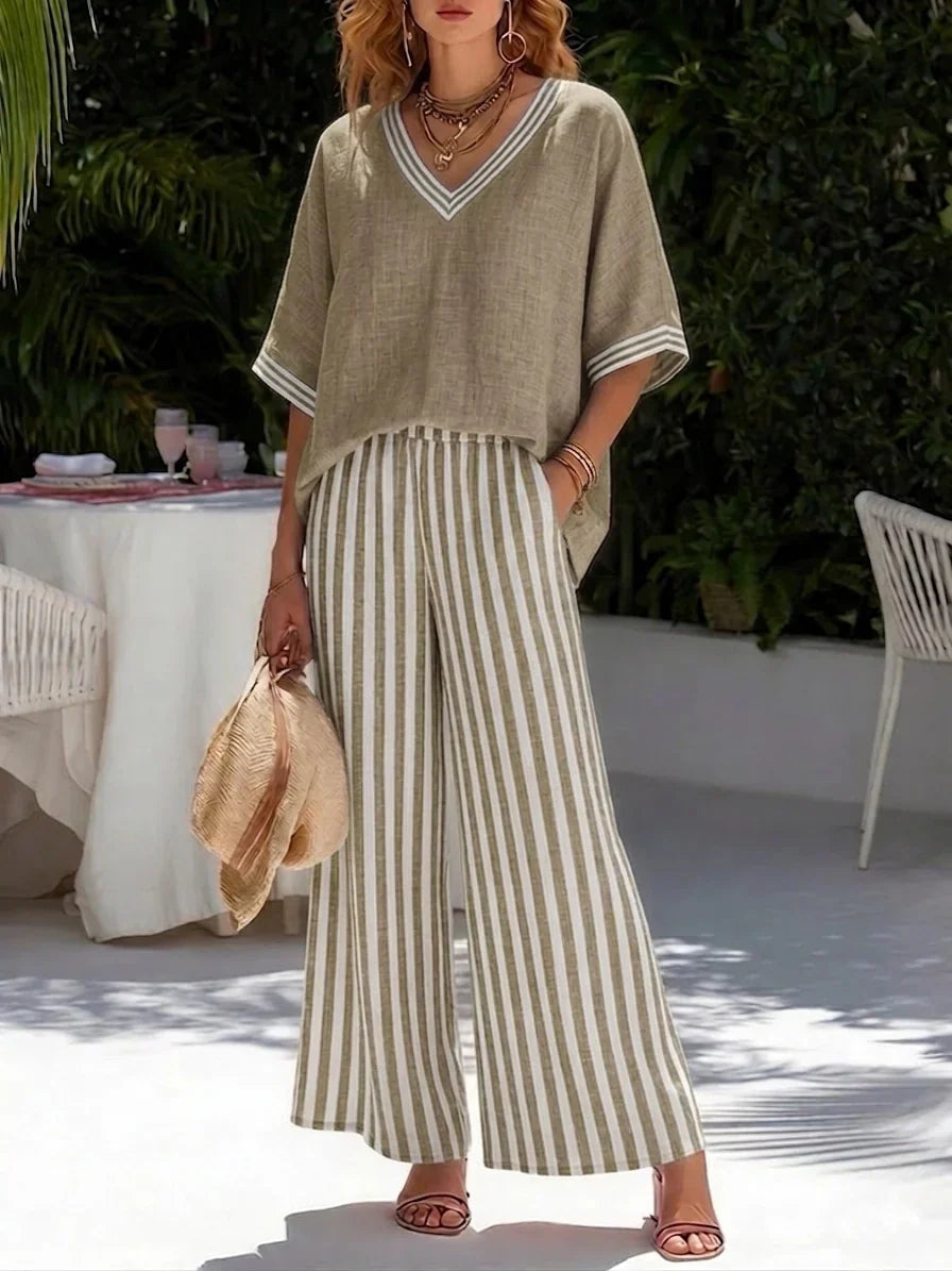 Sienna | Coordinato Due Pezzi a Righe