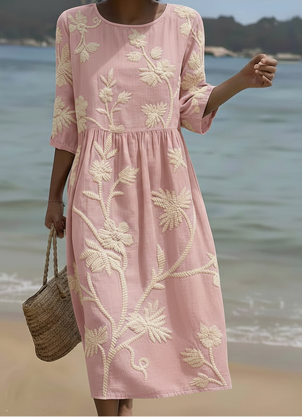 Phoebe | Abito Midi con Stampa Floreale