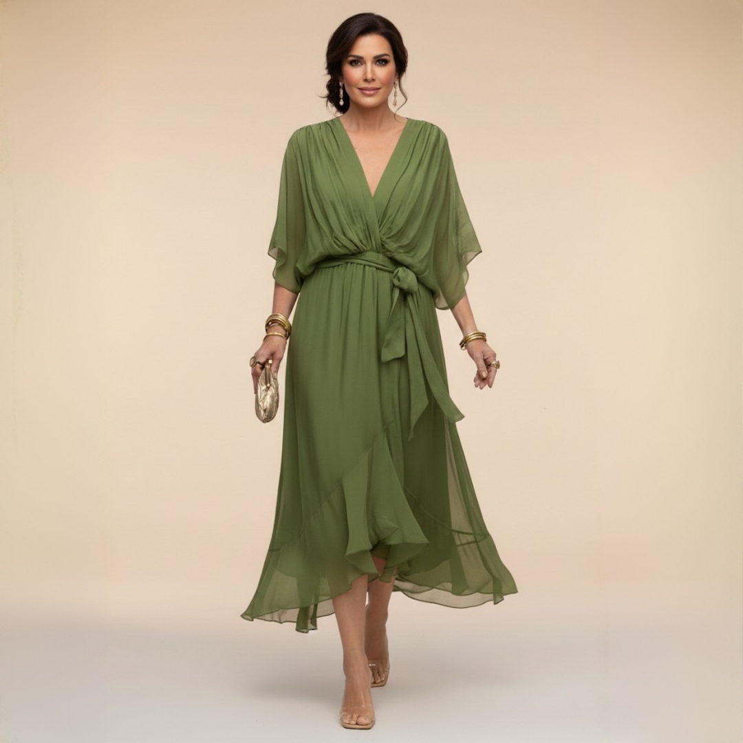 MARTA™ | ABITO ELEGANTE CON SCOLLO A V