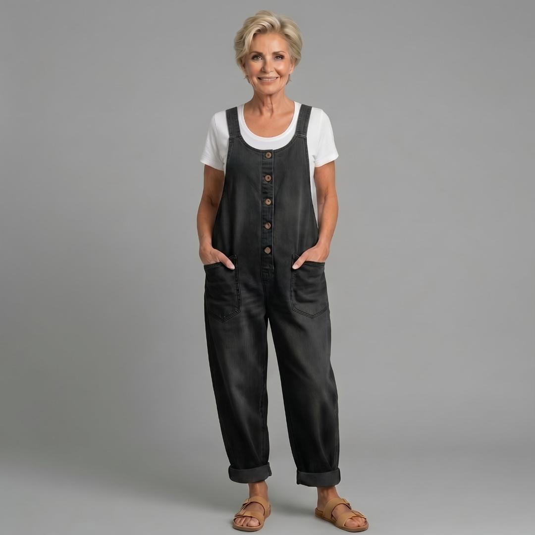 Saylor | Salopette Denim Vintage Lavato