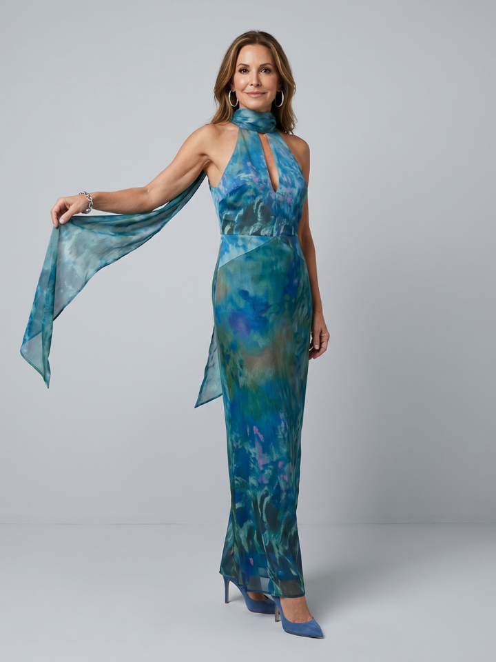 Juniper | Abito Maxi Senza Maniche con Apertura