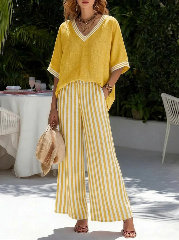 Sienna | Coordinato Due Pezzi a Righe