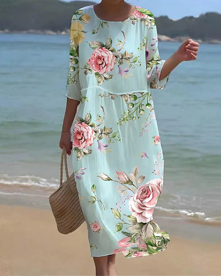 Zara | Abito Floreale al Tramonto