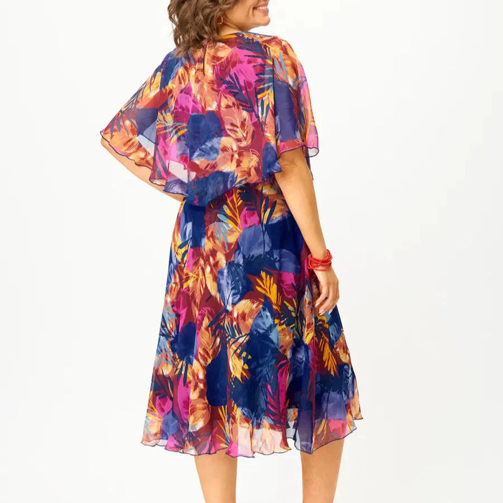 BARBARA | Vestito Comodo in Chiffon Plus Size
