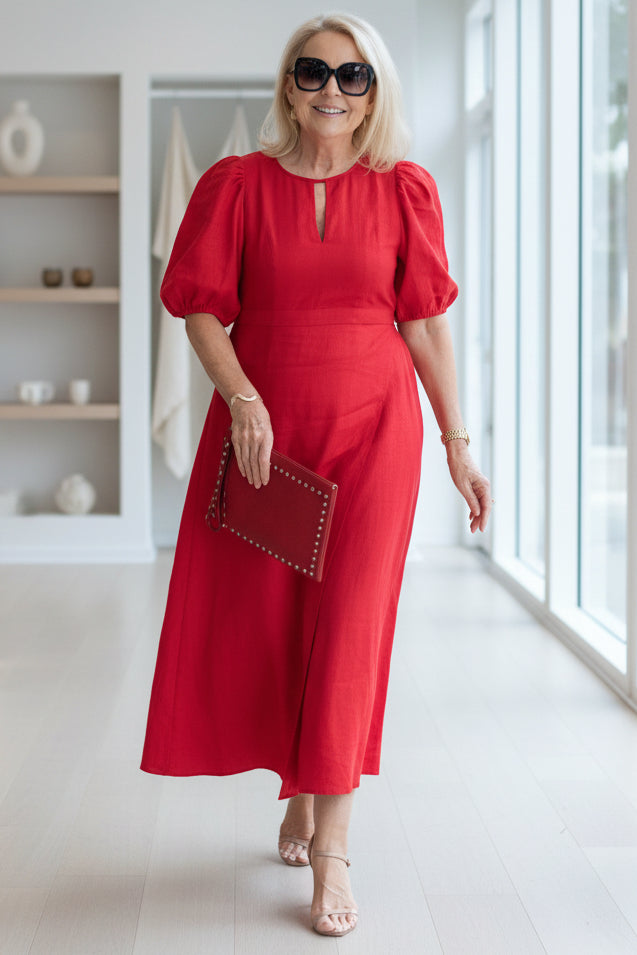 Cheryl | Abito Midi Slanciante