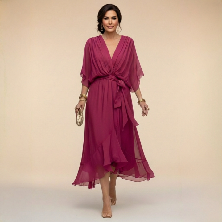 MARTA™ | ABITO ELEGANTE CON SCOLLO A V