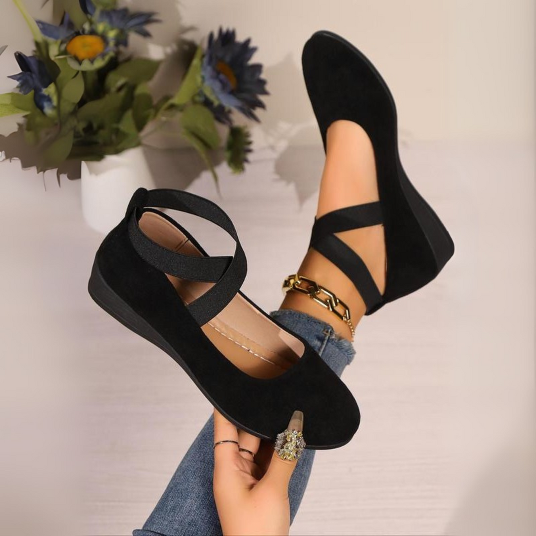 Calerinne | Ballerine con Zeppa a Punta Chiusa
