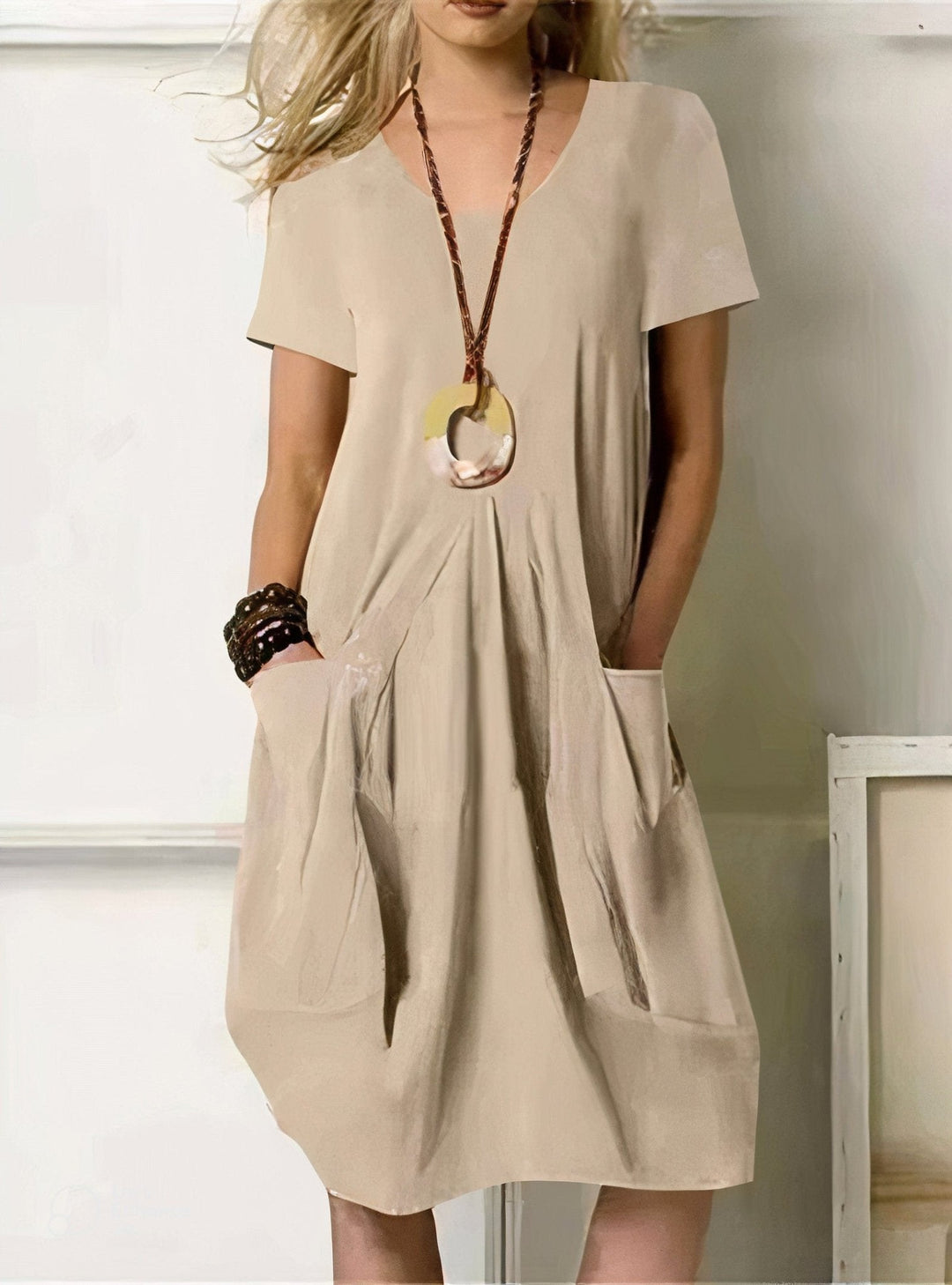 Oriane™ | Abito Maxi Casual Fluente