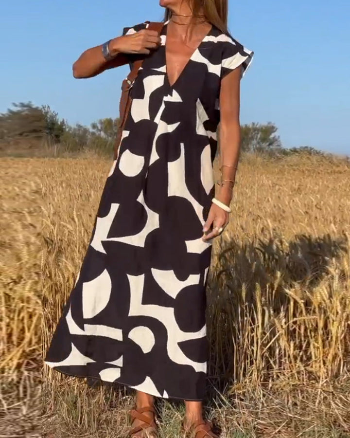 Kendall™ | Abito con Fantasia Astratta