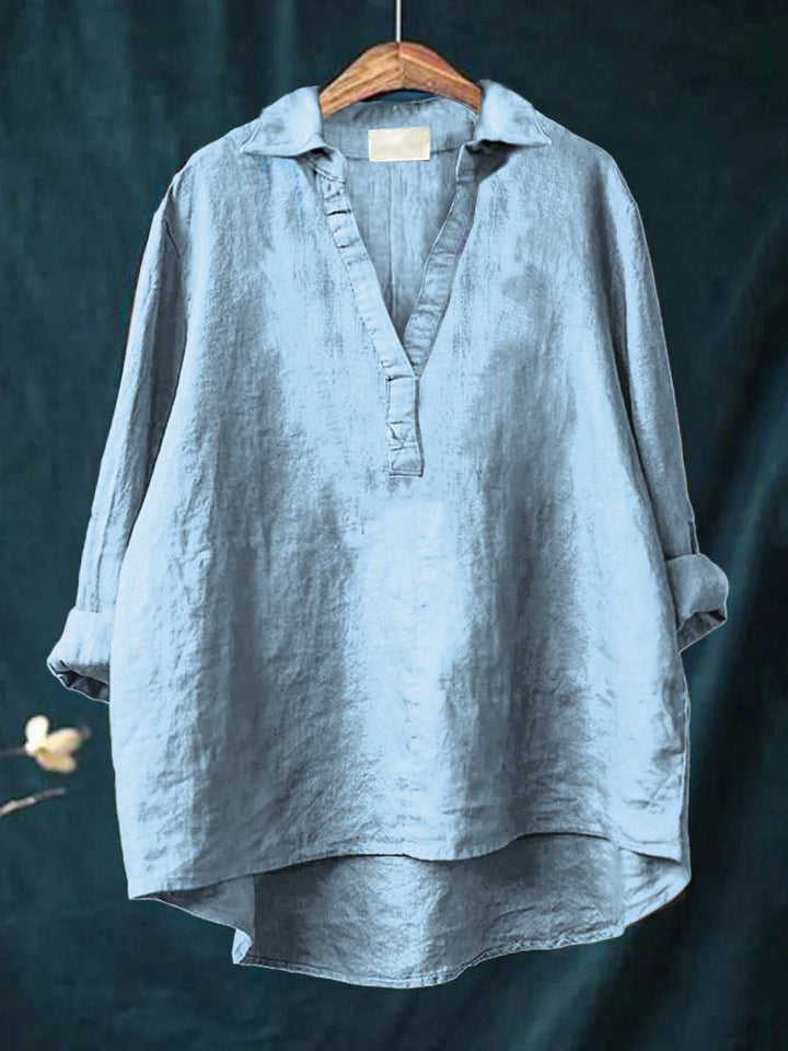 Andrea | Elegante Blusa Estiva in Lino