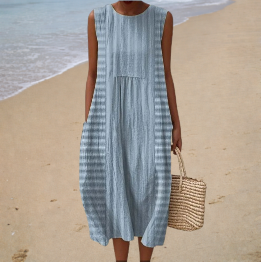 Noémie | Abito Midi Minimalista