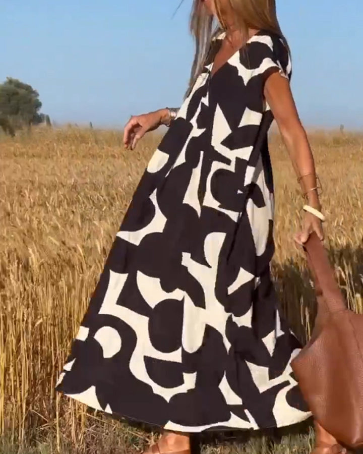 Kendall™ | Abito con Fantasia Astratta