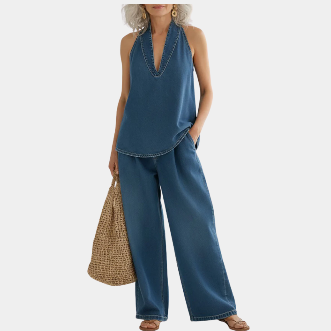 Ivy | Completo Due Pezzi Denim Look Vintage