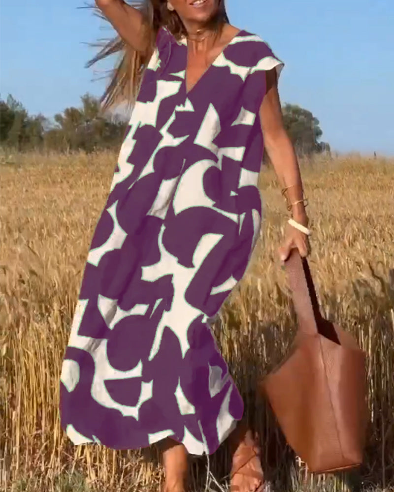 Kendall™ | Abito con Fantasia Astratta