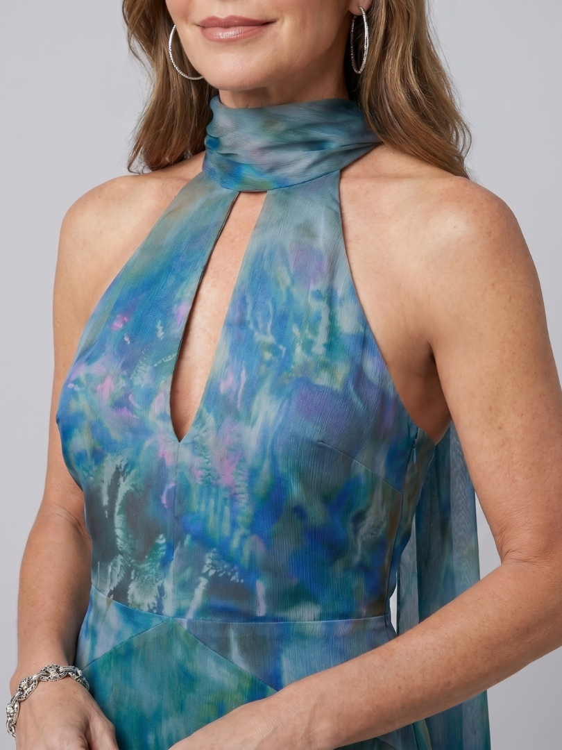 Juniper | Abito Maxi Senza Maniche con Apertura