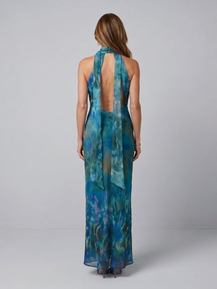 Juniper | Abito Maxi Senza Maniche con Apertura