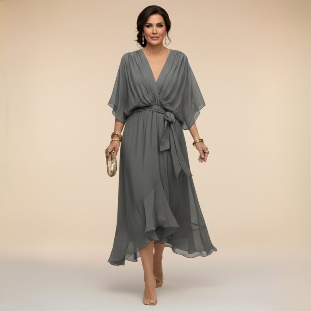 MARTA™ | ABITO ELEGANTE CON SCOLLO A V