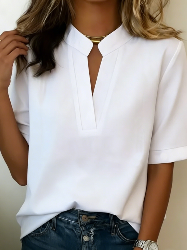 Lunvessa | Camicia a maniche corte dal fit rilassato