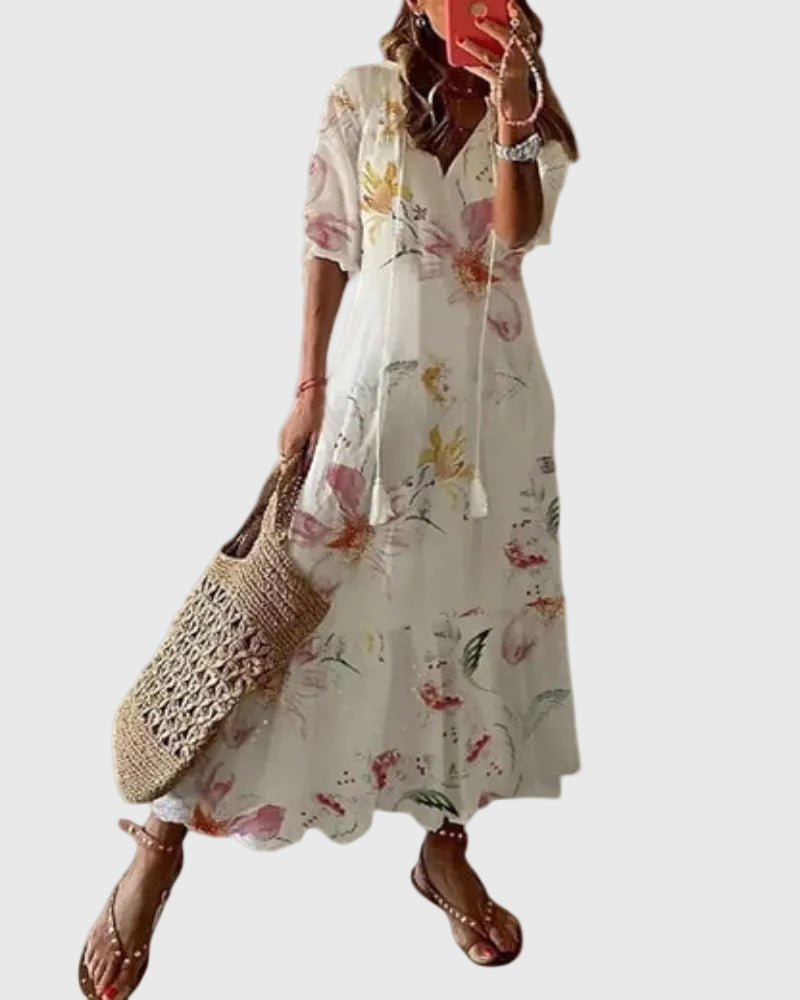 Sofia | Maxi Abito Boho Vintage Estivo