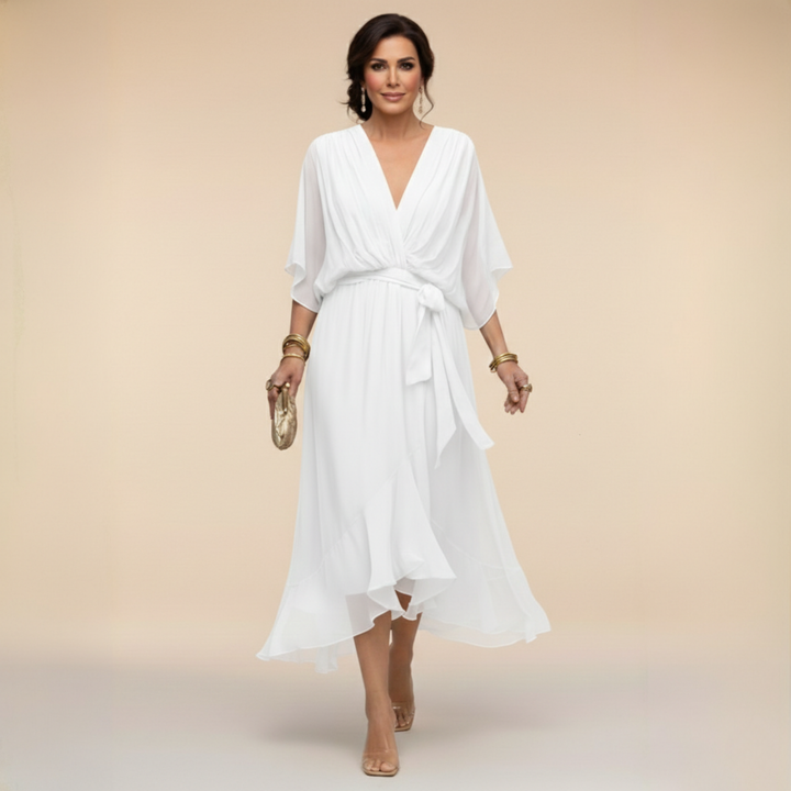 MARTA™ | ABITO ELEGANTE CON SCOLLO A V