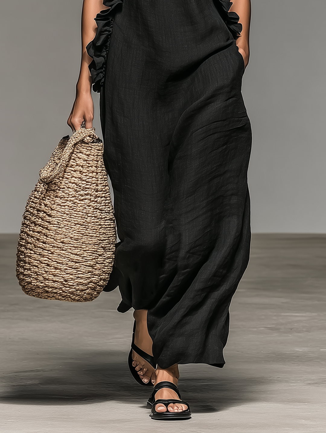 Gladys™ | Abito Maxi con Tasche