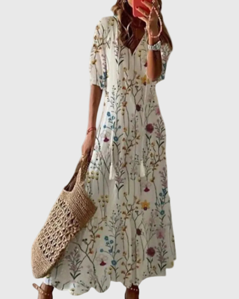 Sofia | Maxi Abito Boho Vintage Estivo