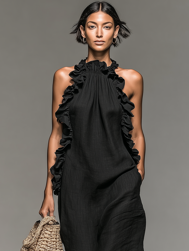 Gladys™ | Abito Maxi con Tasche