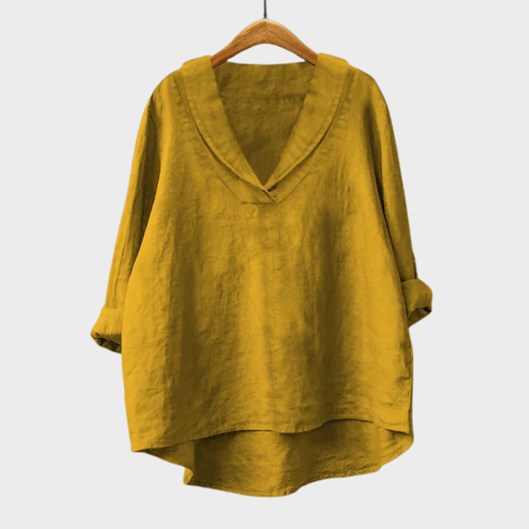 Samantha | Elegante Camicia Estiva in Lino