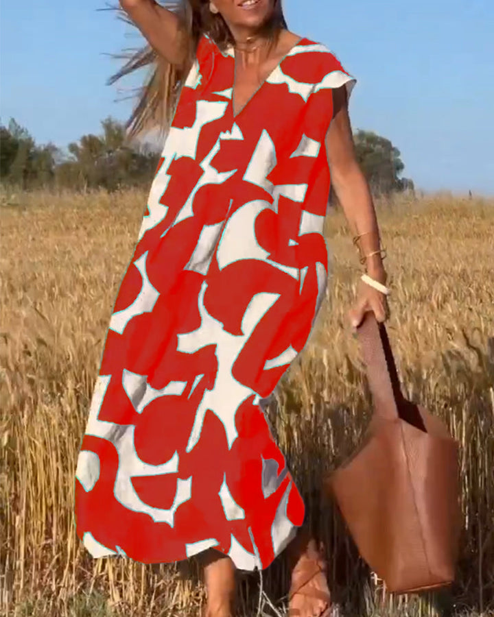 Kendall™ | Abito con Fantasia Astratta