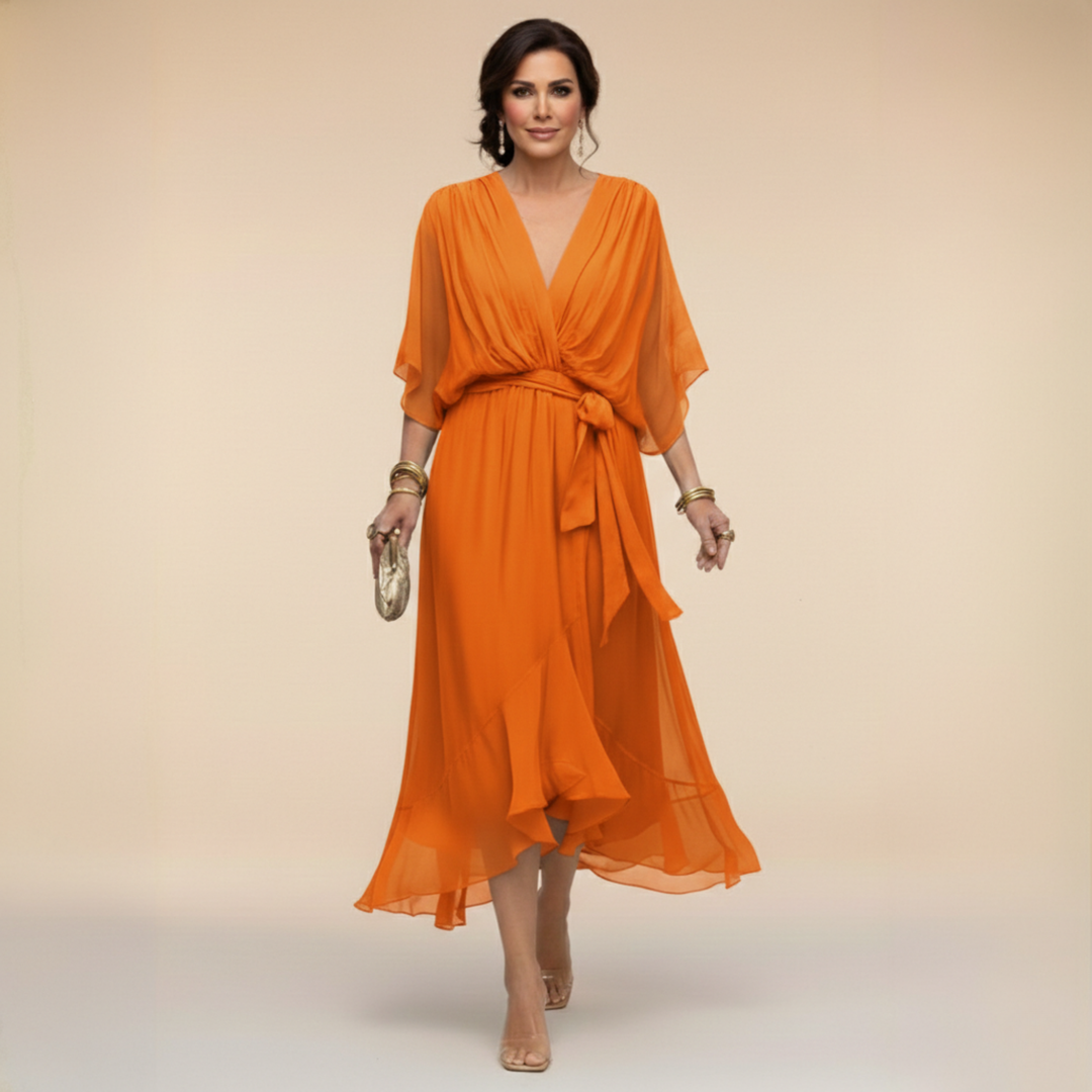 MARTA™ | ABITO ELEGANTE CON SCOLLO A V
