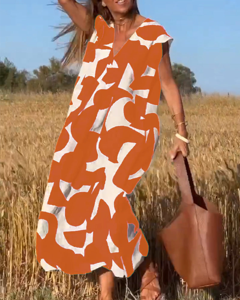 Kendall™ | Abito con Fantasia Astratta