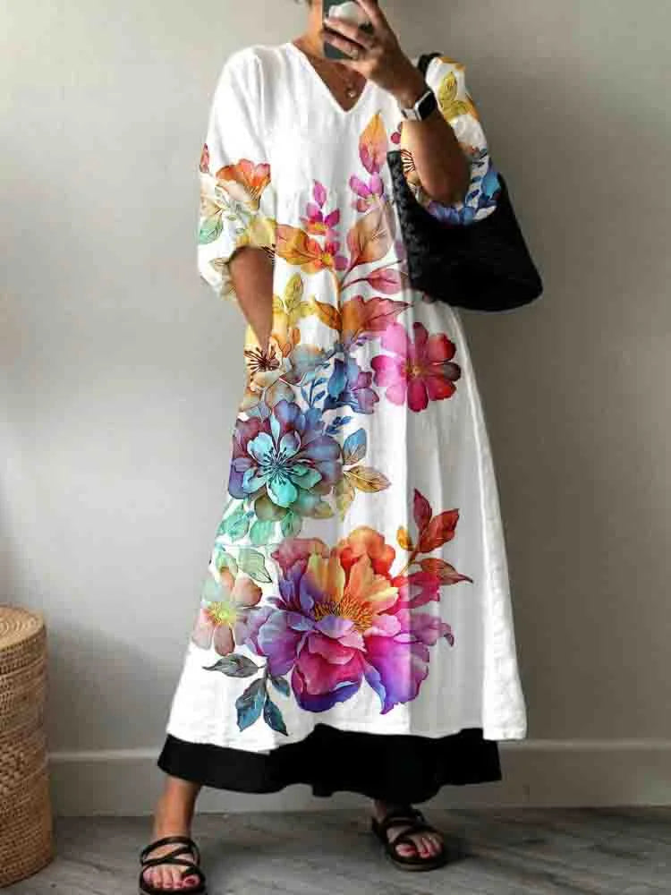 Sofia | Abito Elegante con Stampa