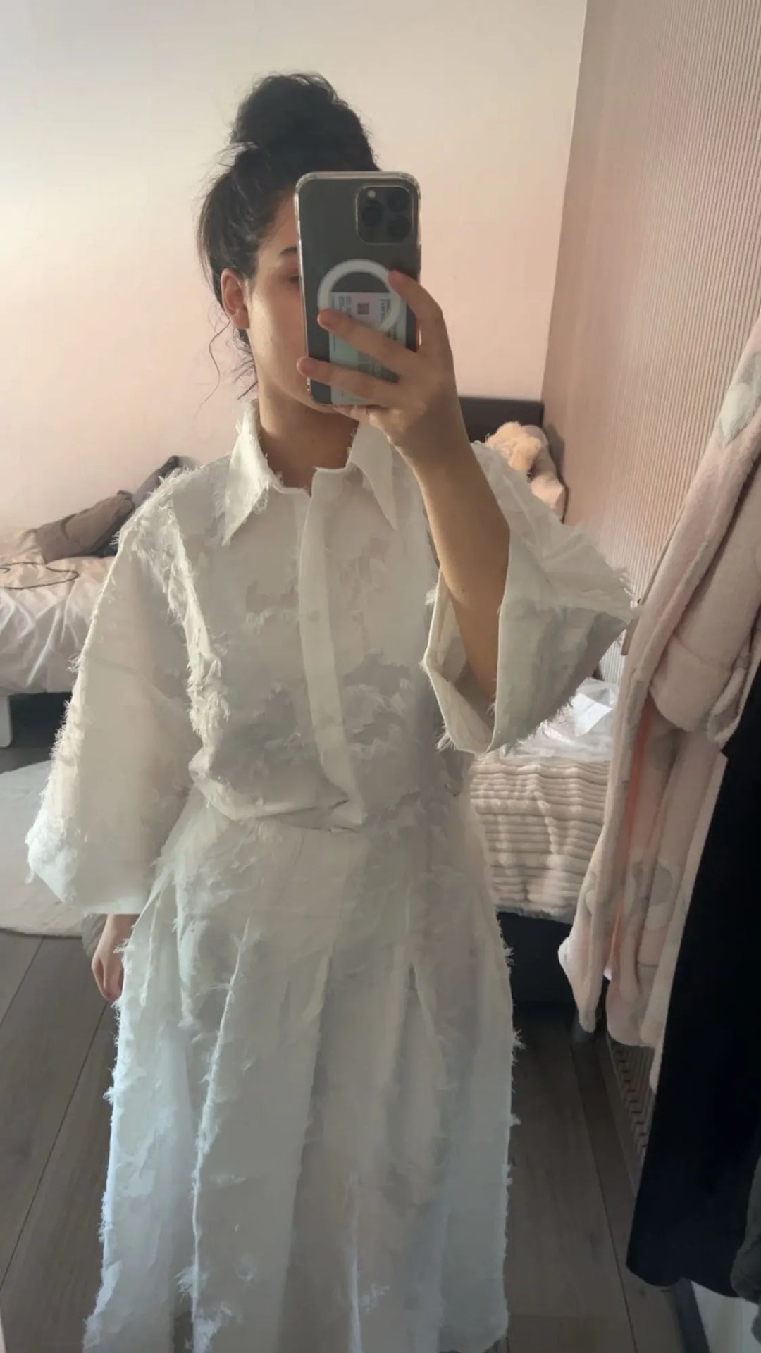 Sofia | Set Camicia e Gonna Plissettata
