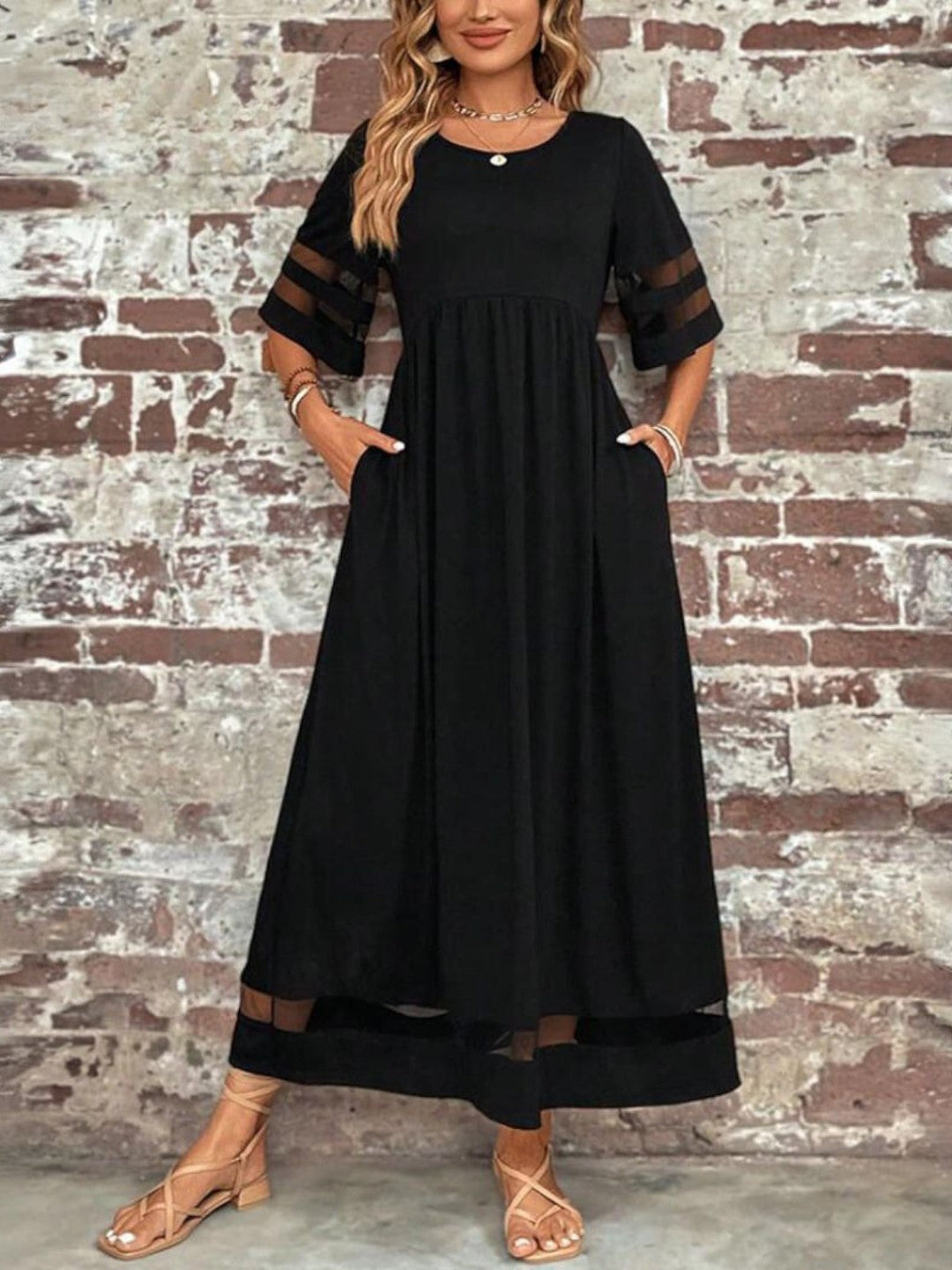 Kathryn™ | Abito elegante effetto silhouette