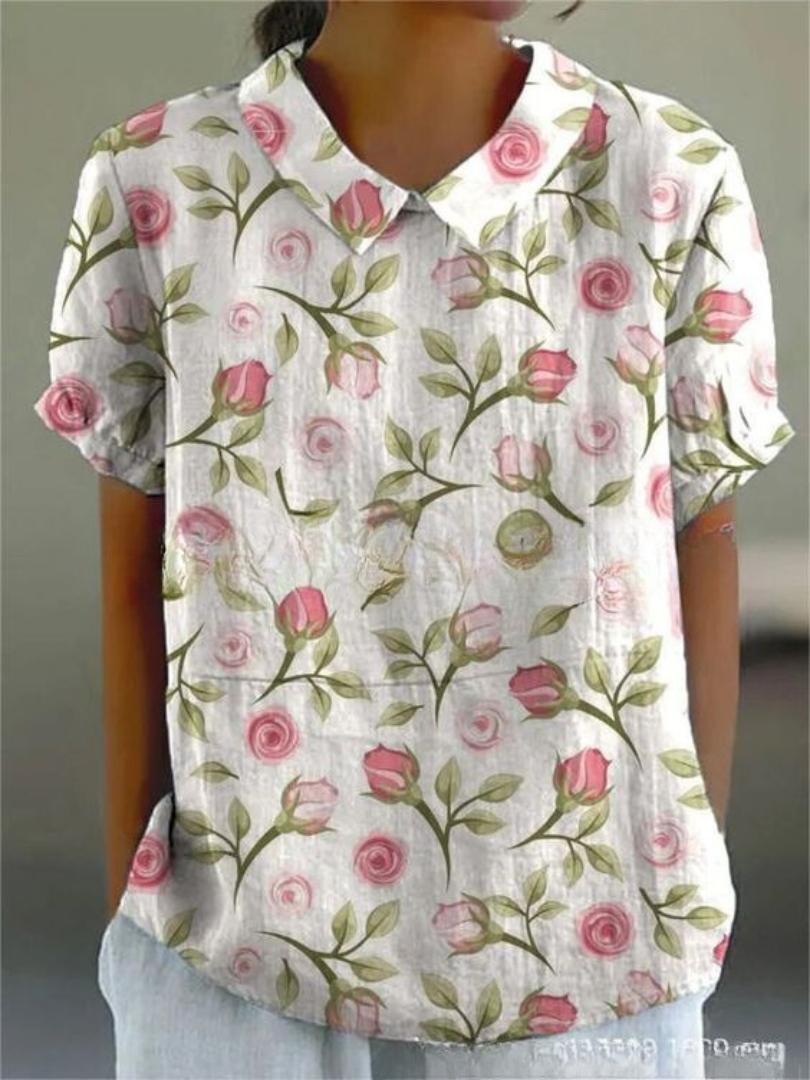 Nancy™ | Camicia floreale elegante