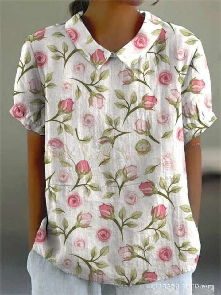 Nancy™ | Camicia floreale elegante