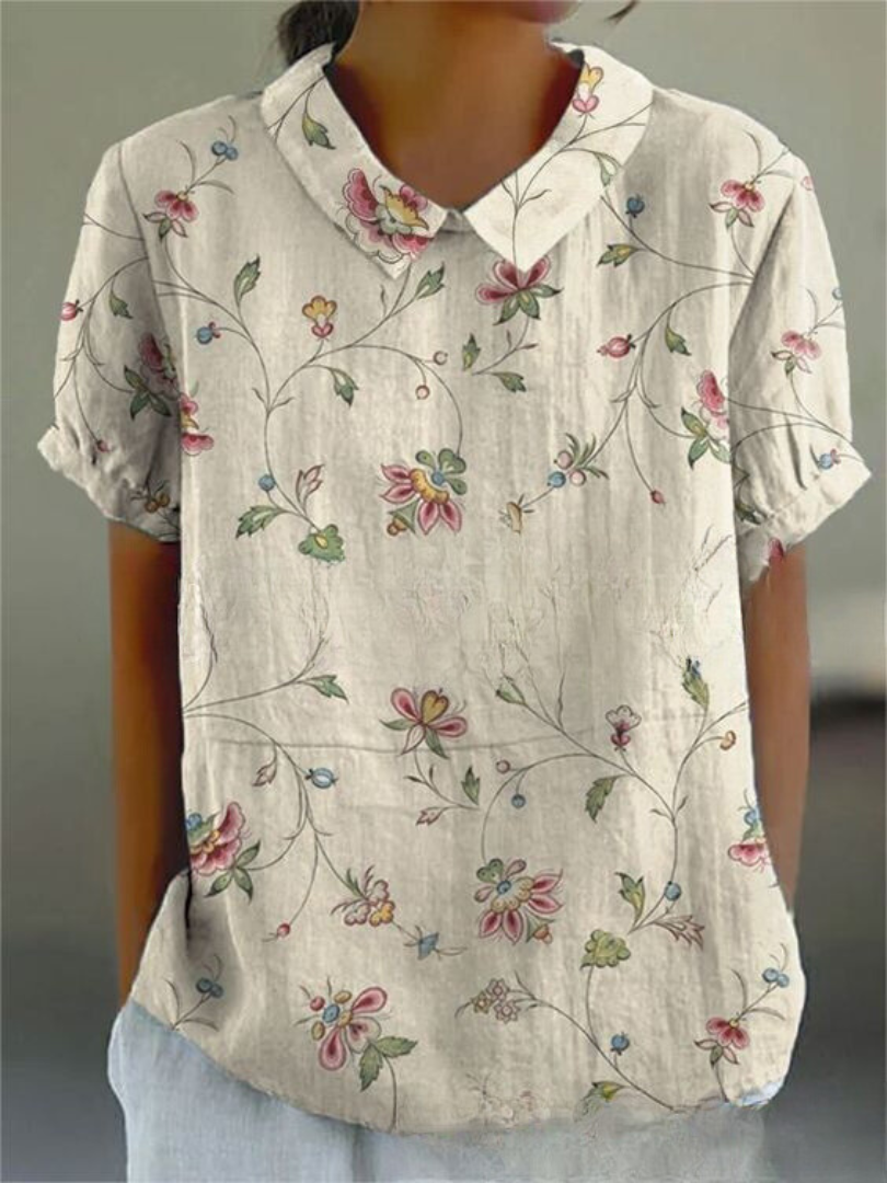 Nancy™ | Camicia floreale elegante