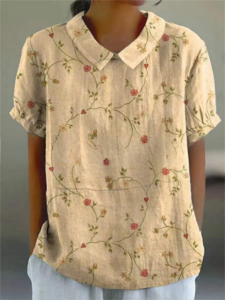 Nancy™ | Camicia floreale elegante