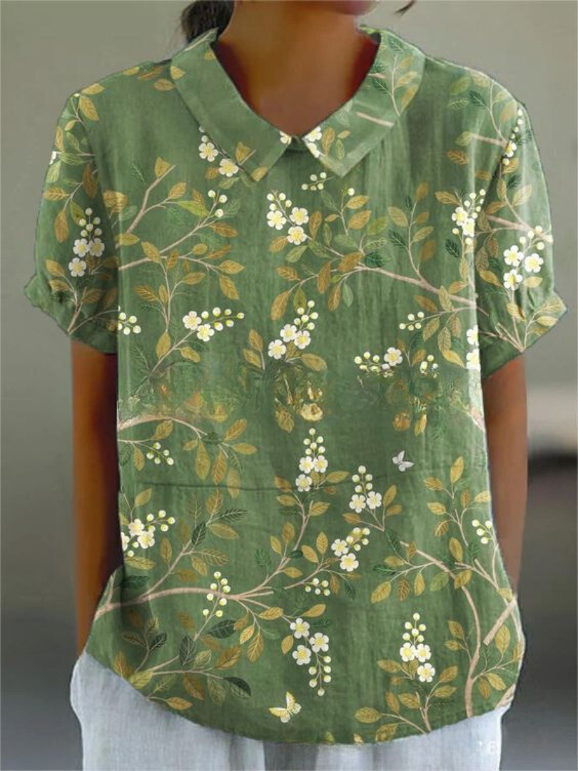 Nancy™ | Camicia floreale elegante