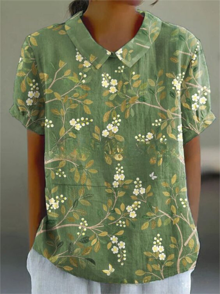 Nancy™ | Camicia floreale elegante