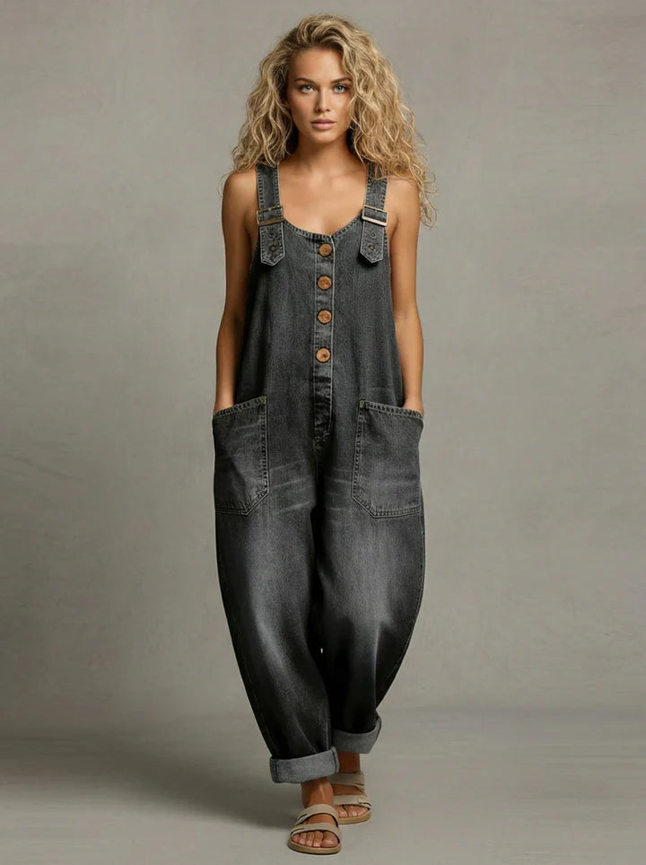 Lejla | Tuta in denim con tasche