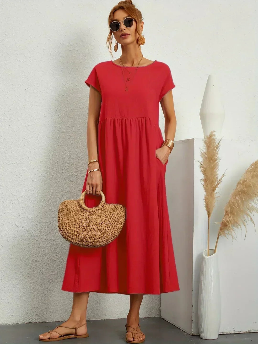 Ursina™ | Abito Midi Fluente