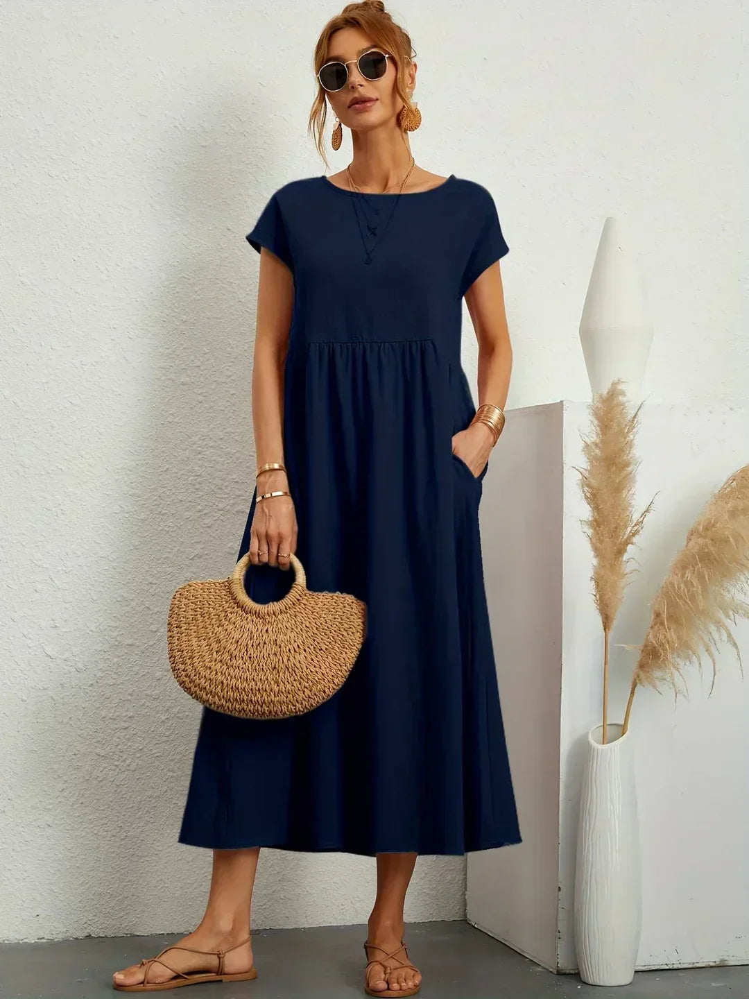 Ursina™ | Abito Midi Fluente