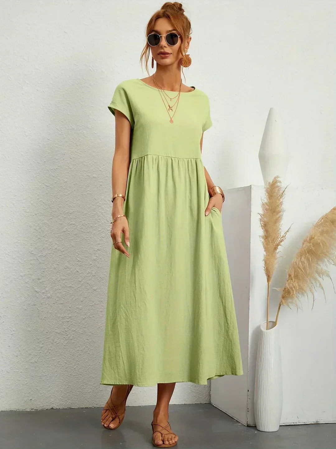 Ursina™ | Abito Midi Fluente