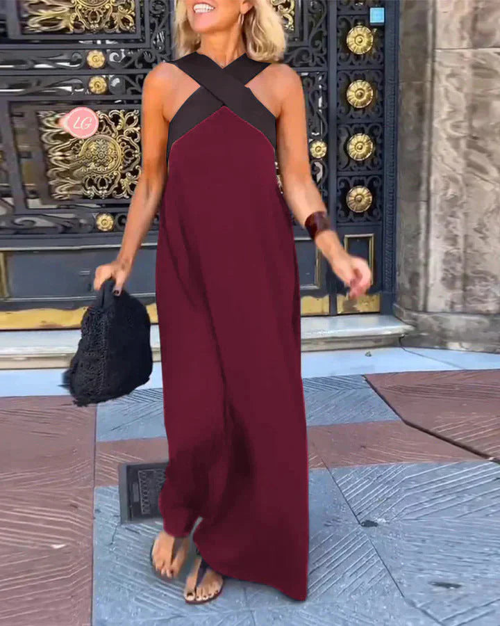 Quirine™ | Abito Maxi con Drappeggio